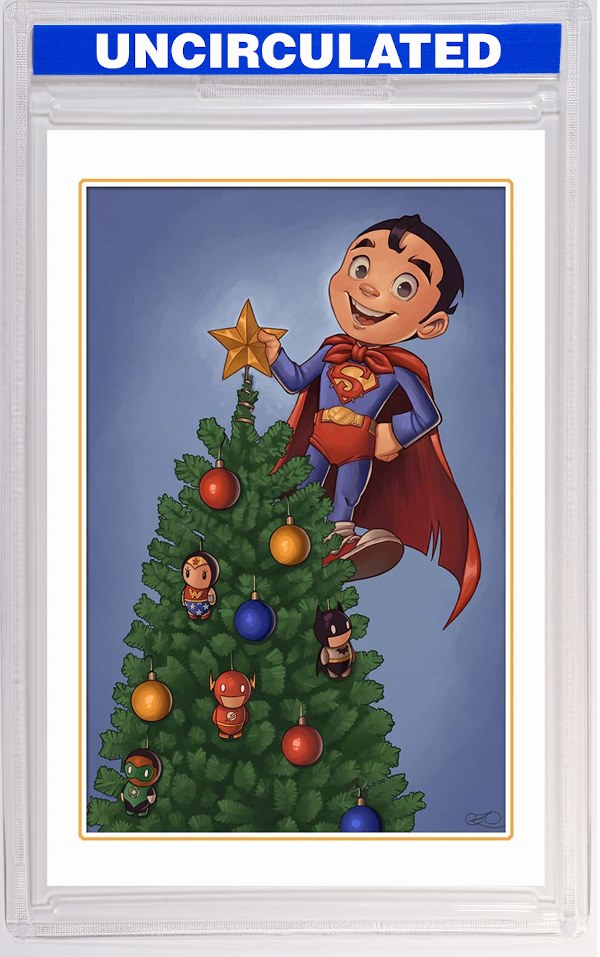 Superman #21 CVR E Chrissie Zullo DC Winter Wonderland Card Stock VAR