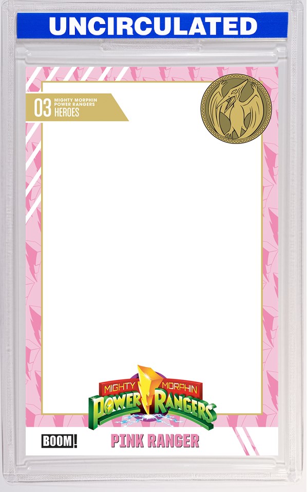 Mighty Morphin Power Rangers (2026) #3 D Trading Card Blank Sketch Variant