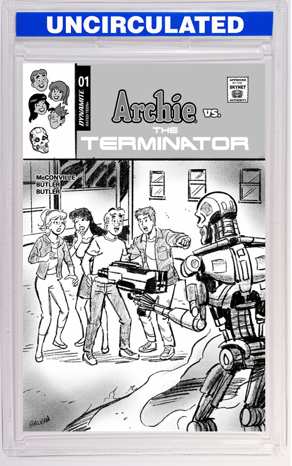 Archie Vs The Terminator #1 CVR L INC Bill Galvan Pencils VAR