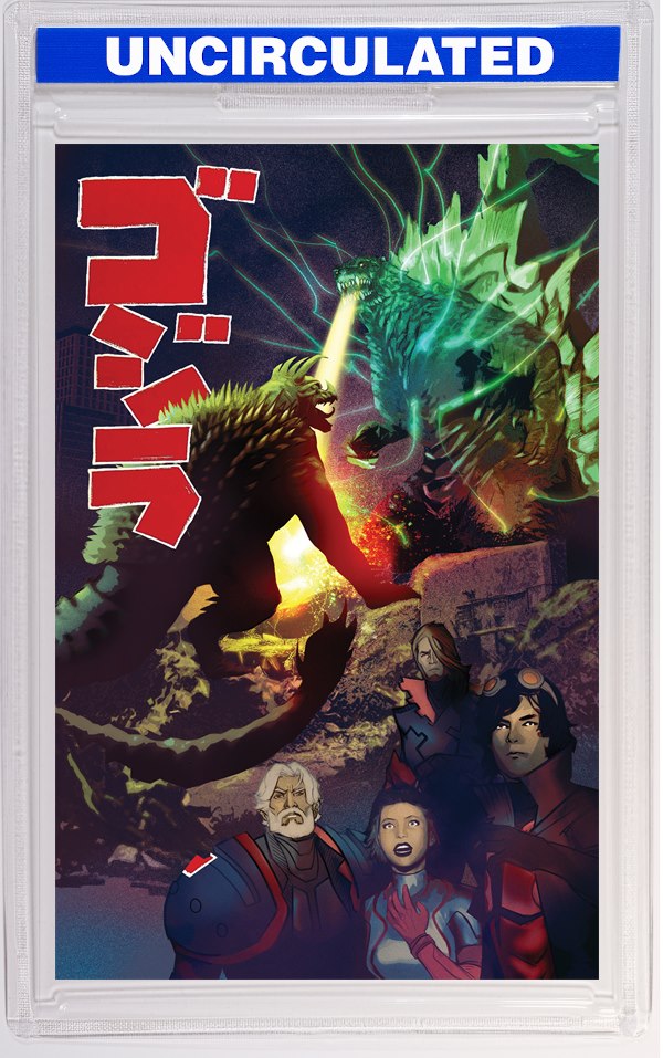 Godzilla [Kai-Sei Era] #8 Variant RI (De Martinis Godzilla Raids Again Poster Homage)