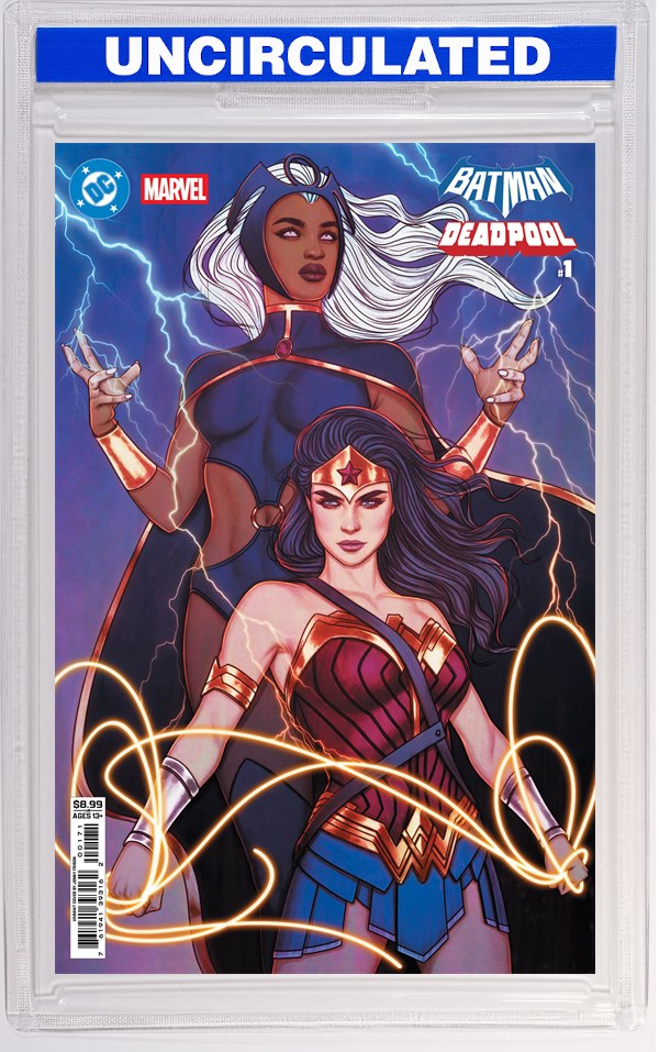 DC Marvel Batman Deadpool #1 (One Shot) CVR H Jenny Frison Wonder Woman Storm Card Stock VAR