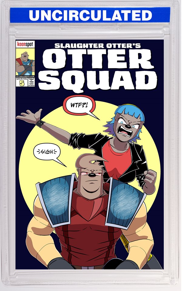Otter Squad #5 CVR C Matt Rodgers Spot Foil Bagged With Trading Card VAR