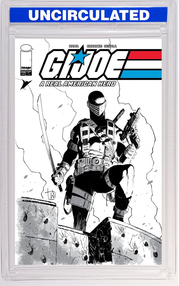 GI Joe A Real American Hero #326 CVR B Lee Weeks B&W VAR