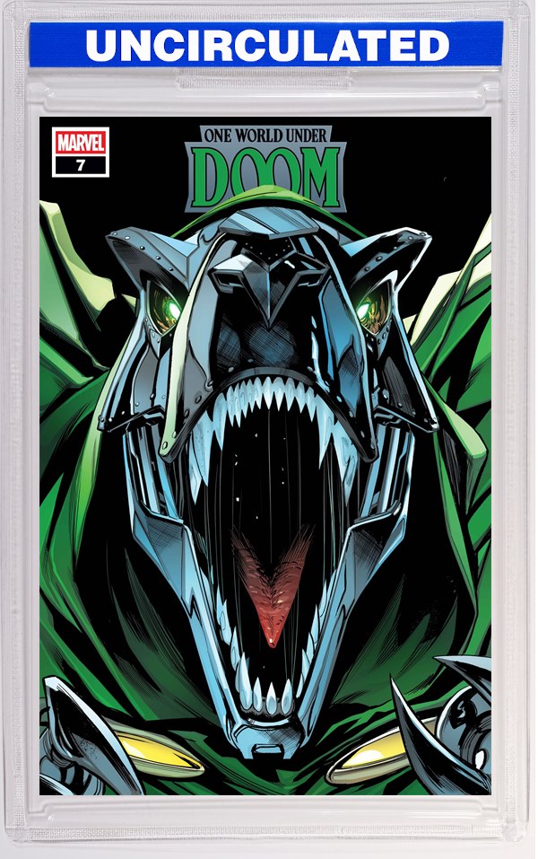 One World Under Doom #7 Geoff Shaw Doomasaur Variant