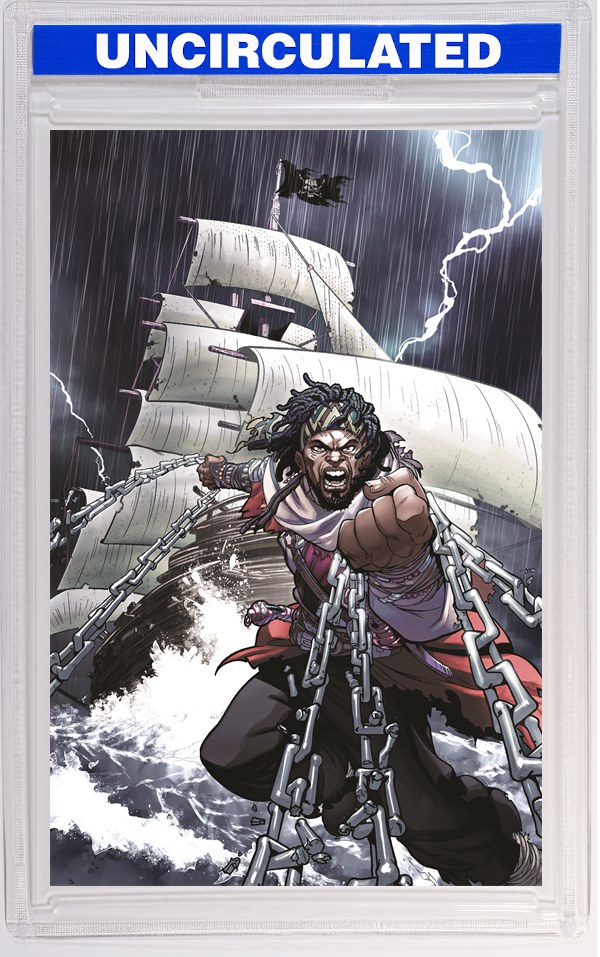 Shaquille O’Neal Presents Vengeance Unchained The Legend Of Black Caesar #1 (Of 5) CVR D Ray Anthony Height Foil Full Art VAR