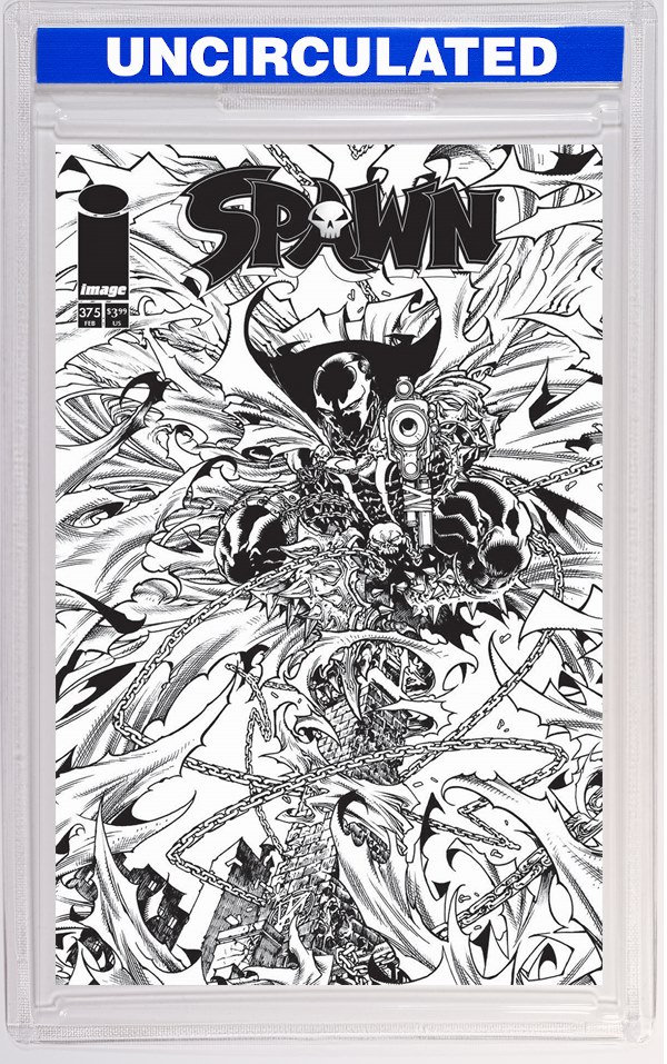 Spawn #375 CVR B Harvey Tolibao B&W VAR