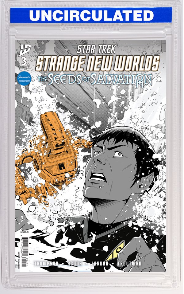 Star Trek: Strange New Worlds--The Seeds Of Salvation #3 Variant RI (Mercer B&W)