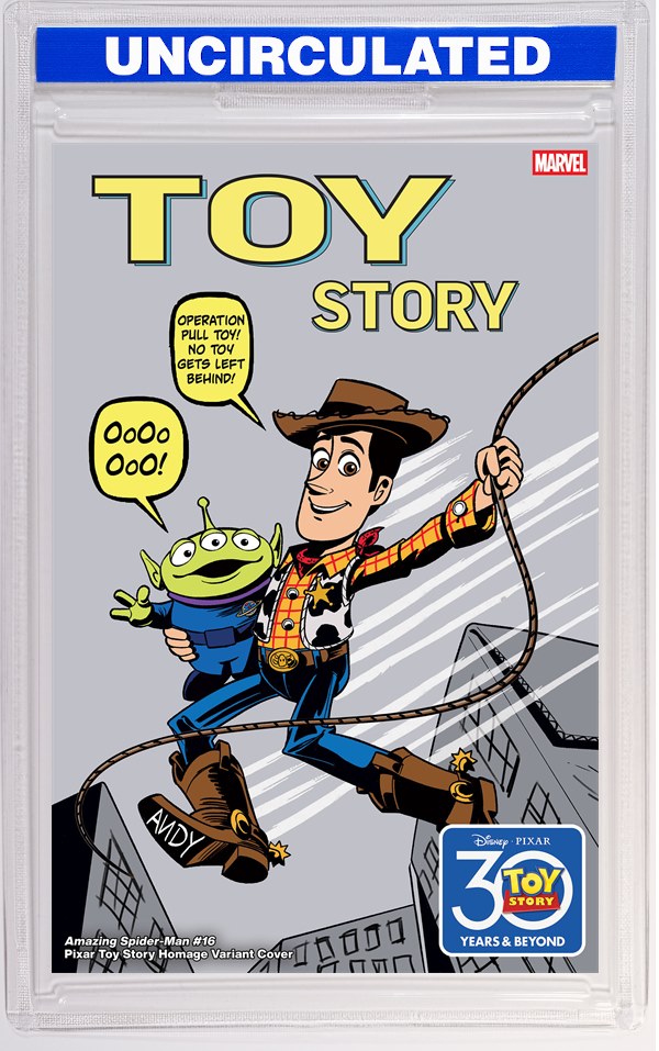 Amazing Spider-Man #16 Marco Forcelloni Pixar Toy Story Homage Variant