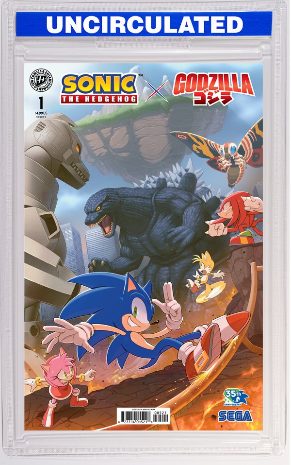 Sonic The Hedgehog X Godzilla #1 Variant C (Kim)