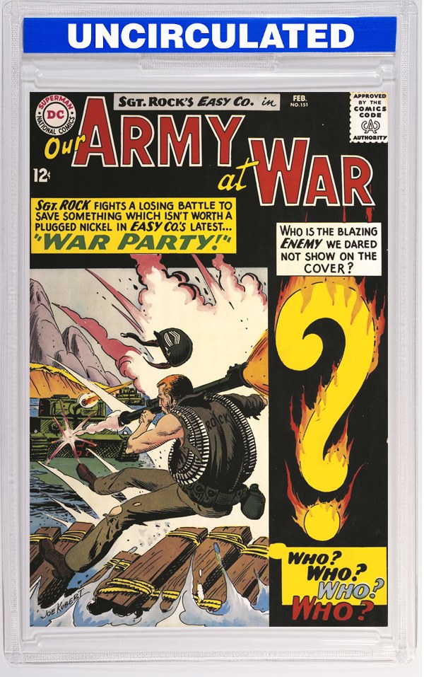 Our Army At War #151 Facsimile Edition CVR A Joe Kubert