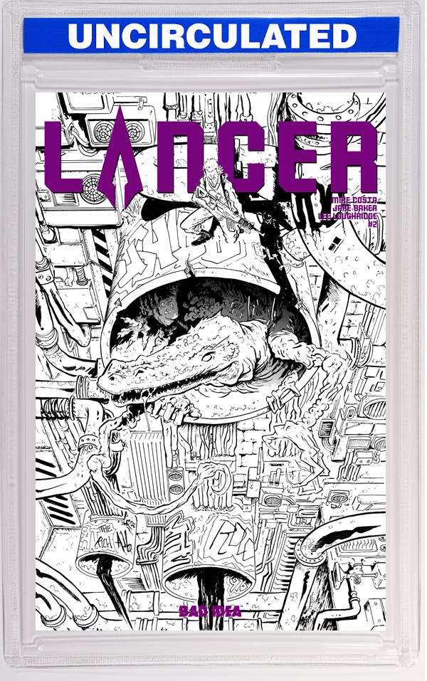 Lancer #2 (Of 4) CVR D INC Jake Baker B&W VAR