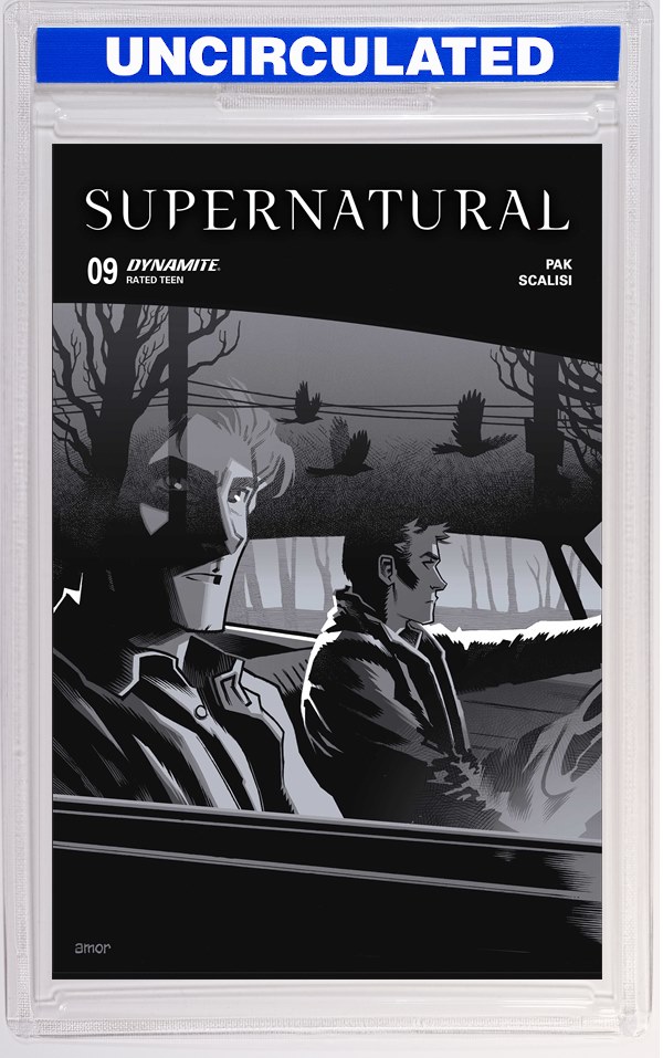 Supernatural #9 CVR H INC John Amor Line Art VAR