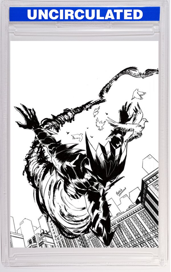 Fireborn #6 CVR H INC Patrick Mulholland B&W Virgin Cardstock VAR