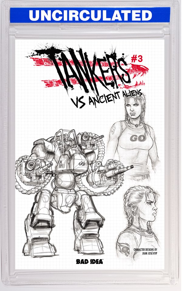 Tankers Vs Ancient Aliens # 3 (Of 4) CVR C Juan Jose Ryp Design VAR