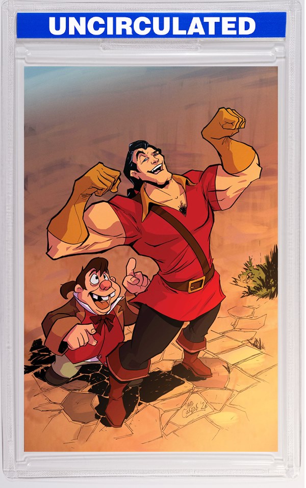 Disney Villains Gaston #4 CVR E INC David Cousens Virgin VAR