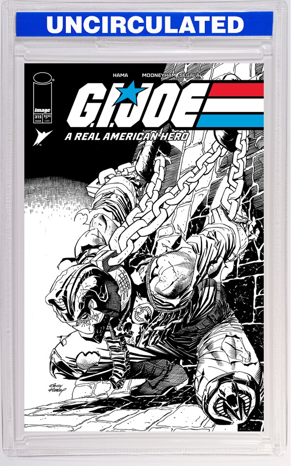 GI Joe A Real American Hero #315 CVR B Andy Kubert B&W VAR