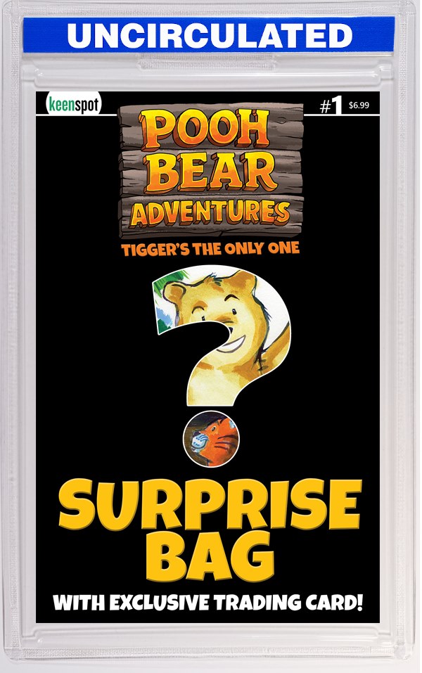 Pooh Bear Adventures Tiggers The Only One #1 (One Shot) CVR D Surprise Bag With Trading Card VAR