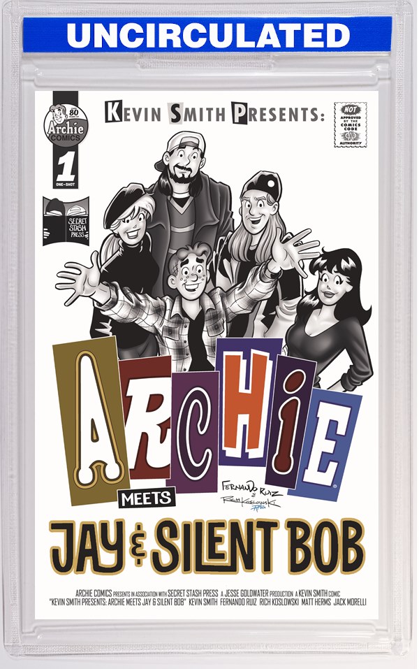 Archie Meets Jay And Silent Bob #1 (One Shot) CVR B Fernando Ruiz Rich Koslowski Homage Greyscale VAR (MR)