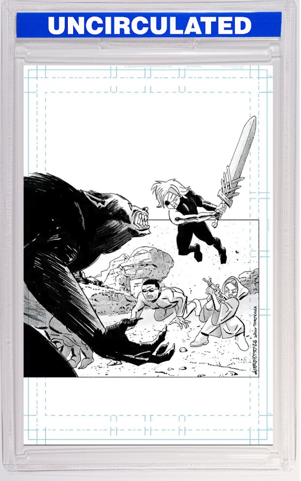 Lost Fantasy #12 CVR D Alex Diotto Virgin Raw Art VAR