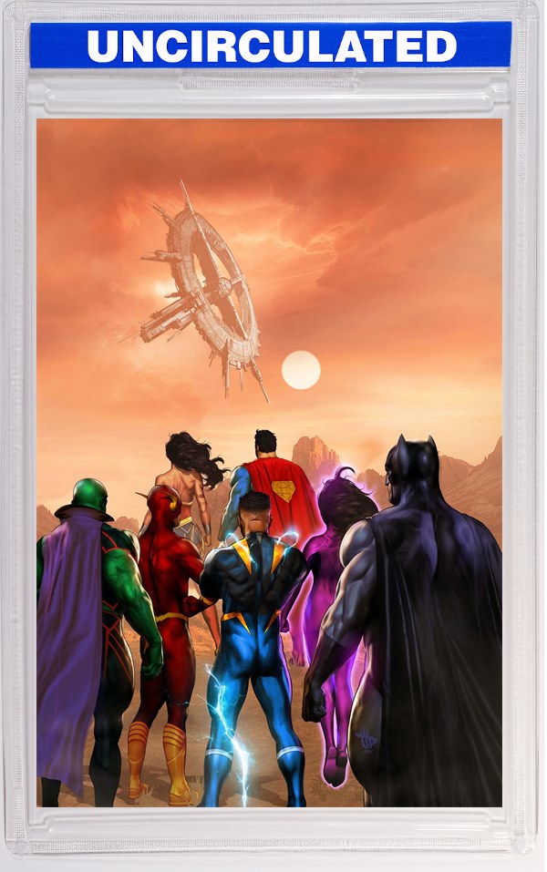 Justice League Unlimited #1 CVR I INC Dave Wilkins Card Stock VAR