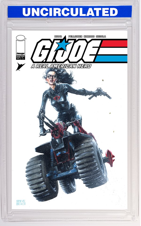 GI Joe A Real American Hero #323 CVR C INC Steve Beach Gears Of Joe Foil VAR