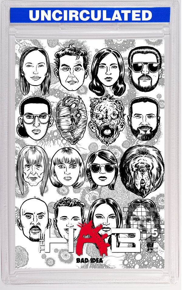 Hab #5 (Of 5) CVR C David Lapham B&W Outbreak Skulls VAR