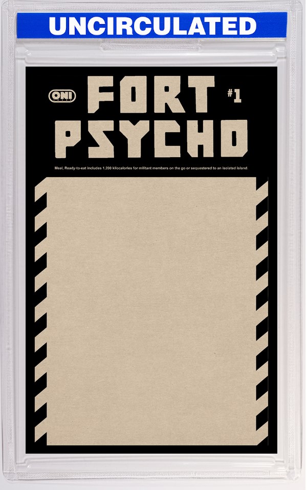 Fort Psycho #1 CVR E Blank Sketch VAR