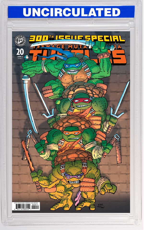 Teenage Mutant Ninja Turtles #20: 300th Issue Special Variant C (Miller)