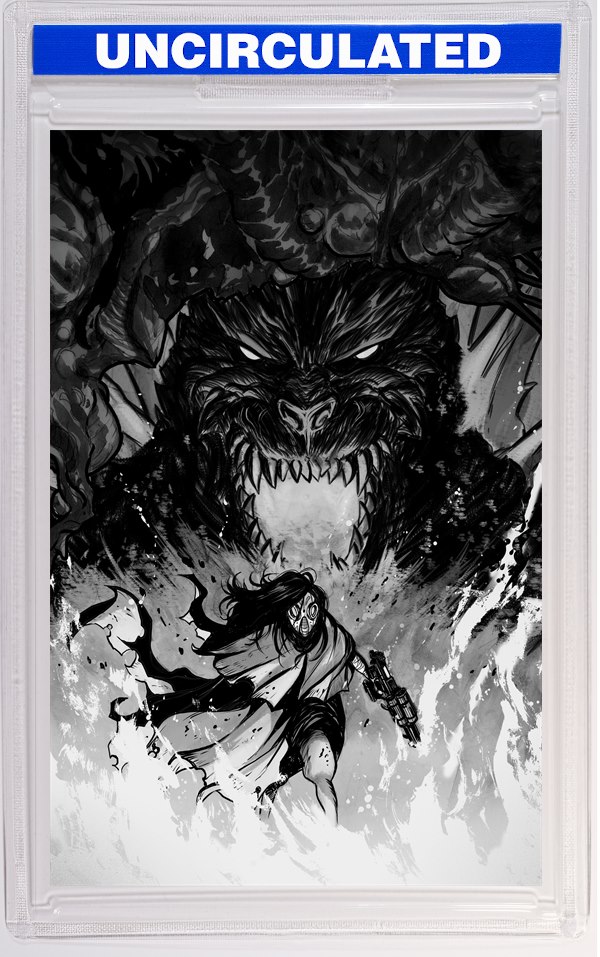 Godzilla: Revenge Of The Deadzone [Kai-Sei Era] #2 Variant RI (Tunica B&W Full Art)