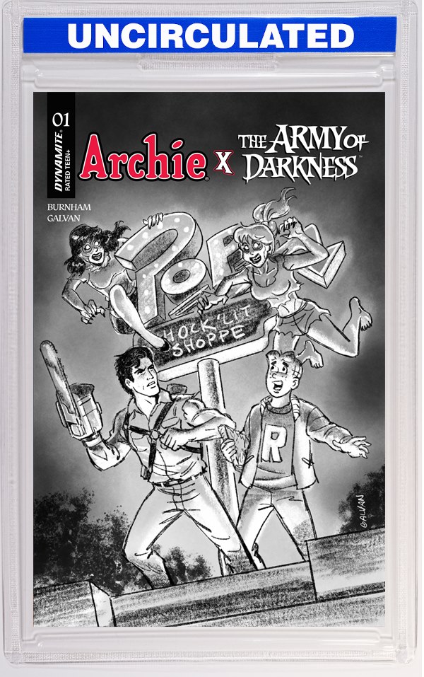 Archie X Army Of Darkness #1 CVR J INC Bill Galvan Pencils VAR