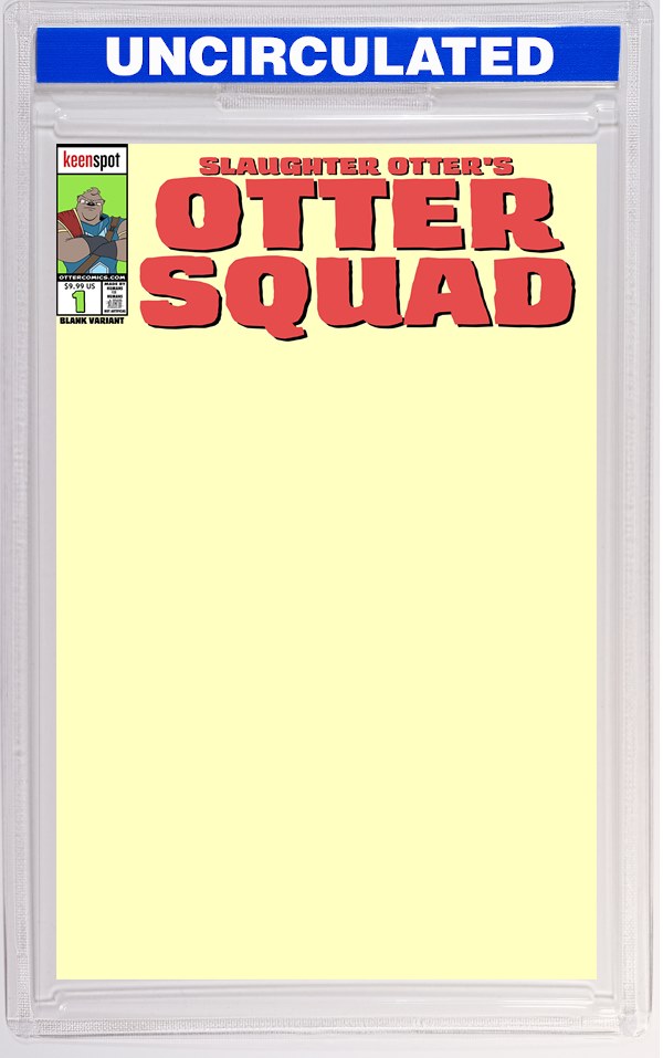 Otter Squad #1 CVR C Blank Sketch Cover VAR