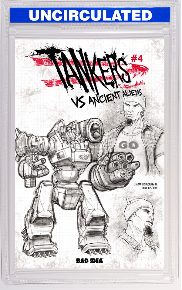 Tankers Vs Ancient Aliens #4 (Of 4) CVR C Juan Jose Ryp Design VAR