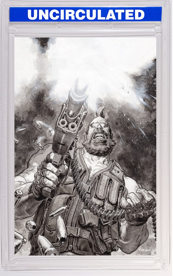 Fort Psycho #2 CVR E INC Lewis Larosa B&W VAR