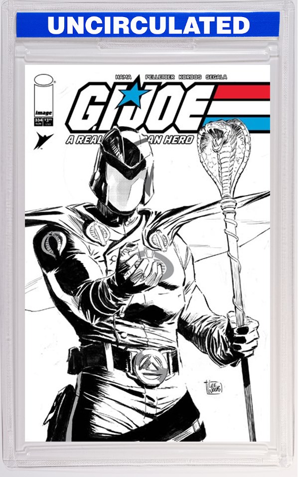 GI Joe A Real American Hero #334 CVR B Lee Weeks B&W VAR