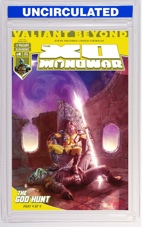 Valiant Beyond: The X-O Manowar #8--The God Hunt #4 Variant B (Bufi)