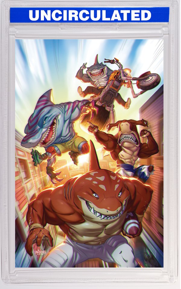 Street Sharks #2 Variant RI (Santolouco Full Art)