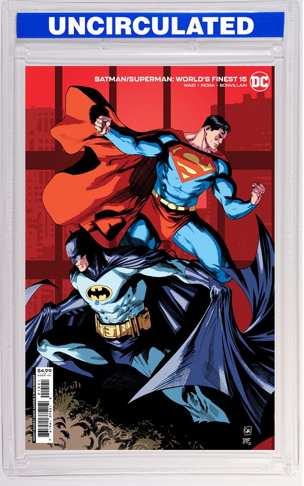 BATMAN SUPERMAN WORLDS FINEST #15 CVR B DANIEL SAMPERE & BRUNO REDONDO CARD STOCK VAR