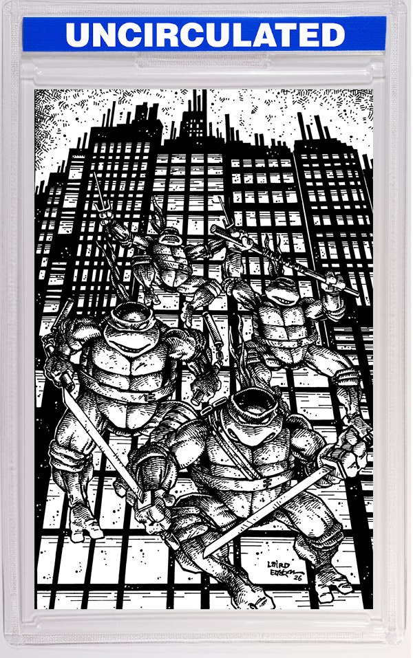 Teenage Mutant Ninja Turtles #20: 300th Issue Special Variant RI (Eastman & Laird Full Art B&W)