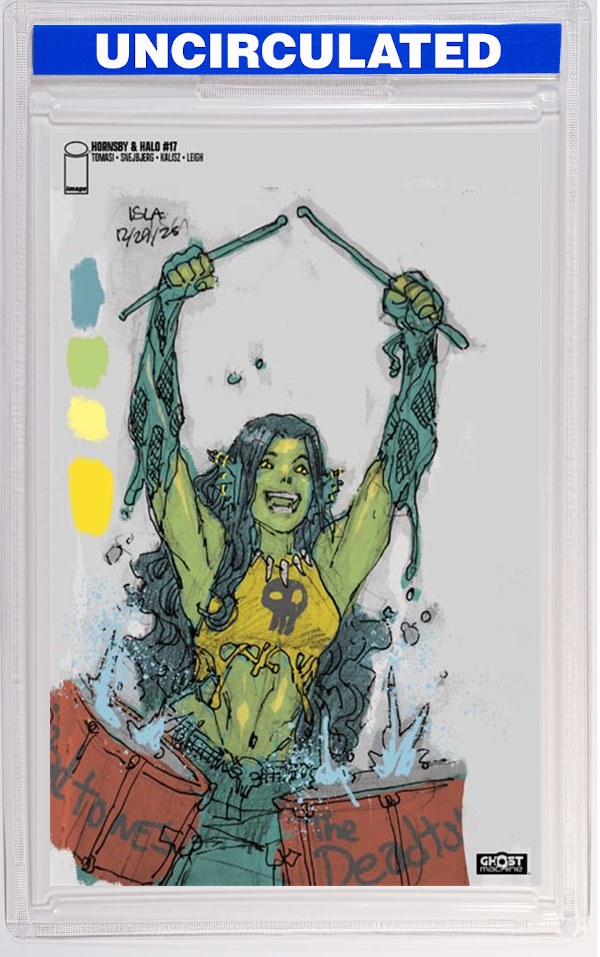 Hornsby & Halo #17 CVR C Francis Manapul Design Sketch VAR