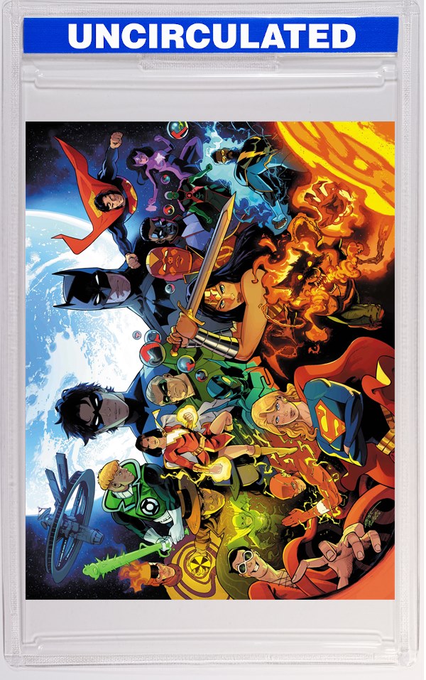 Justice League Unlimited #25 CVR I Rafael Perez Wraparound Card Stock VAR
