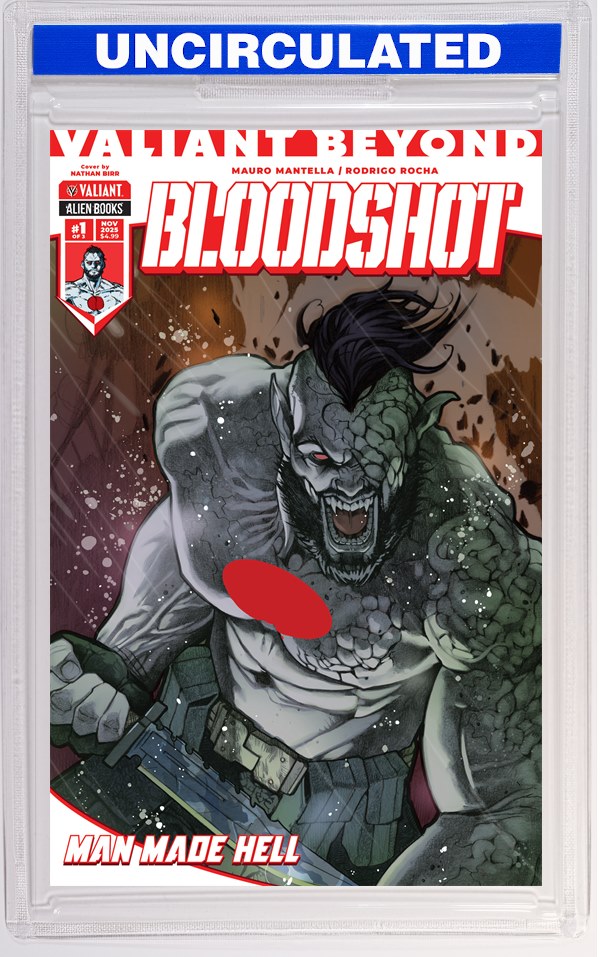 Valiant Beyond: Bloodshot #4--Man Made Hell #1 Variant C (Birr)