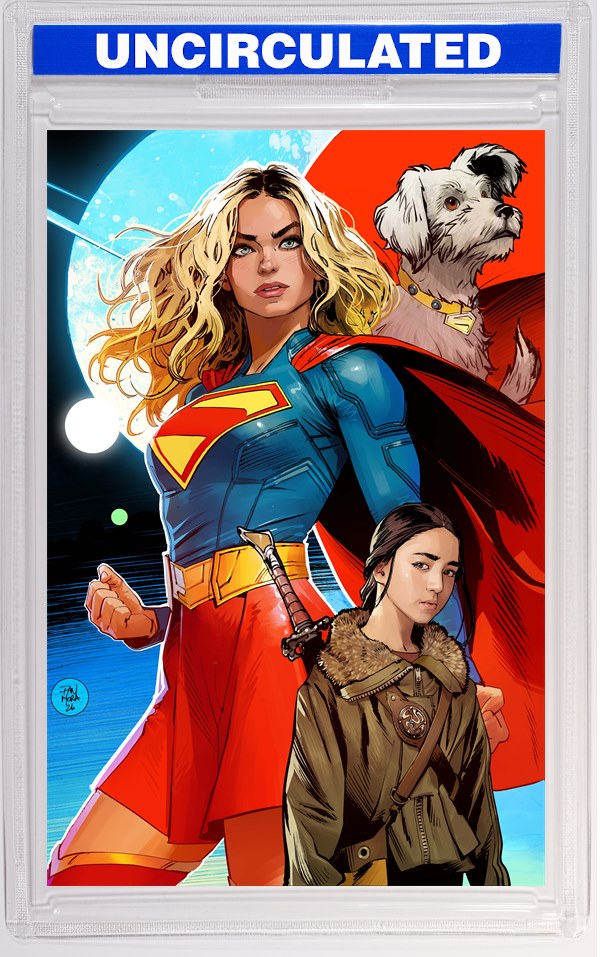 Batman Superman Worlds Finest #52 CVR D Dan Mora Supergirl Movie Card Stock VAR