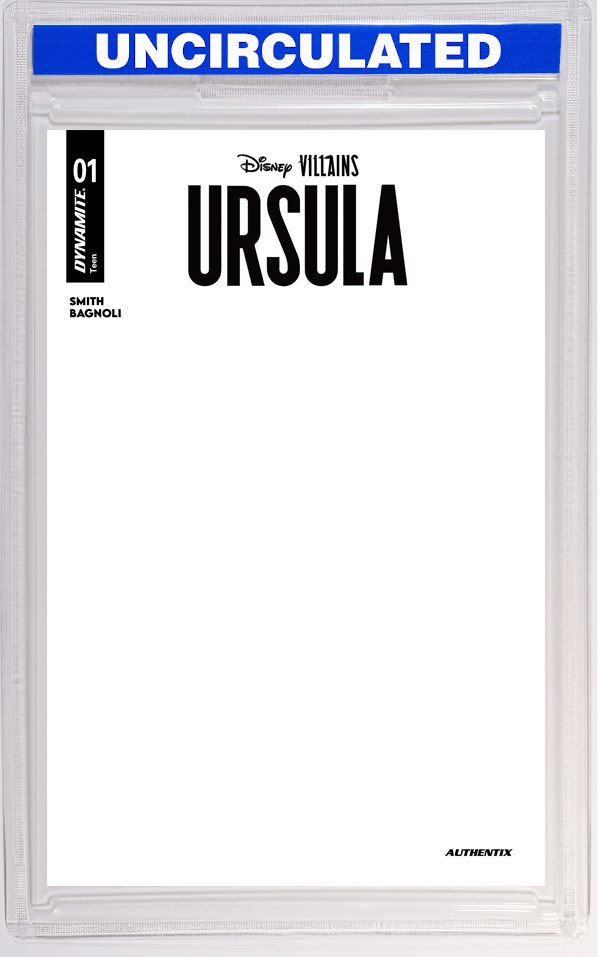 Disney Villains Ursula #1 CVR F Blank Authentix VAR