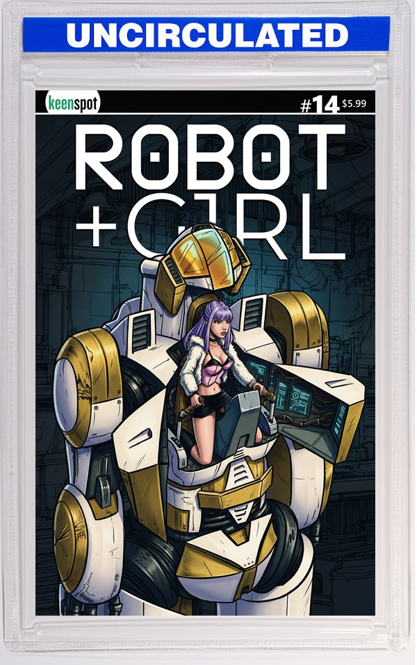 Robot + Girl #14 CVR A Mike White Sitting Pretty