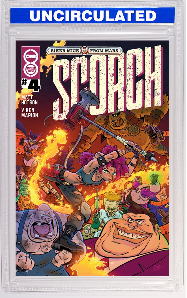 Biker Mice From Mars Scorch #4 Cover B Jacob Perez VAR