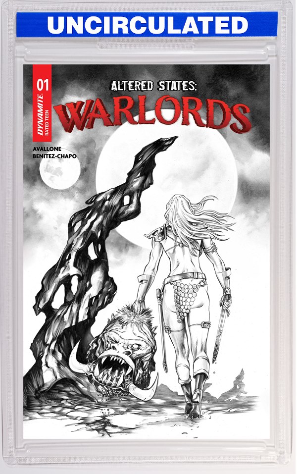 Altered States Warlords #1 CVR J INC Mike Rooth Line Art VAR