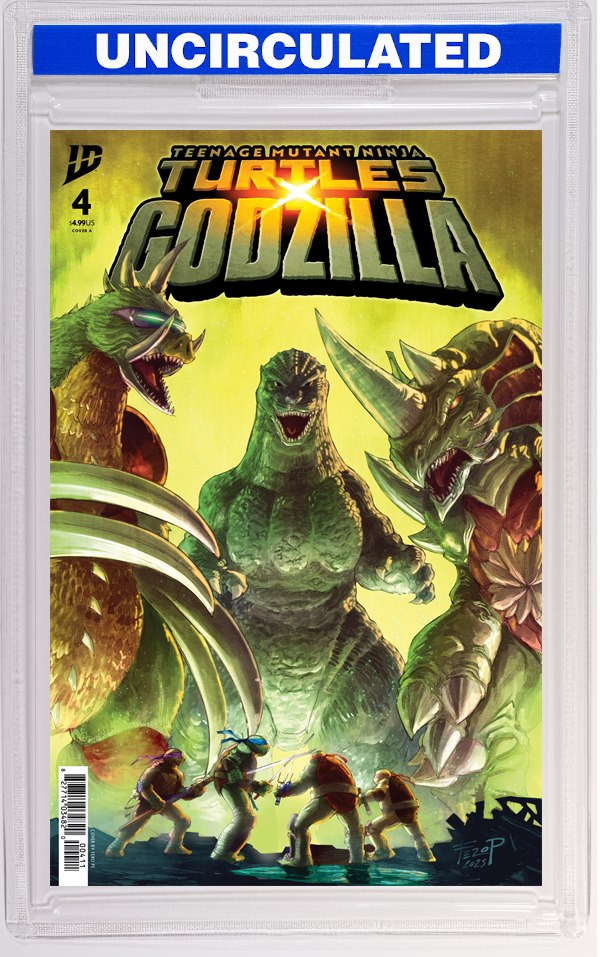 Teenage Mutant Ninja Turtles X Godzilla #4 Cover A (Pe)
