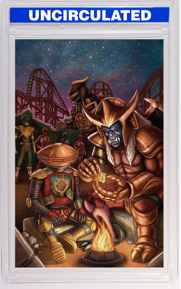Power Rangers Green #3 H INCV Variant (Full Art, Bickford)