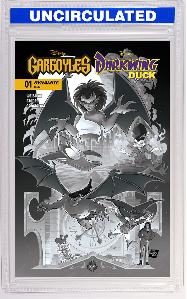 Gargoyles Darkwing Duck #1 CVR J INC Ciro Cangialosi Line Art VAR