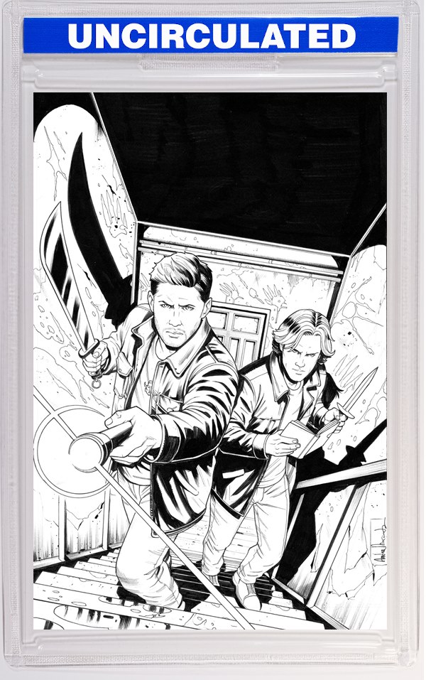 Supernatural #3 CVR H INC Eder Messias Line Art Virgin VAR